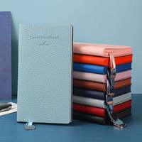 Coffret Cadeau Luxe pour Entreprise de Vente Directe : Carnet en Cuir PU, Pochette Passeport, Étiquette de Bagage, Stylo Métallique pour Promotion Voyage