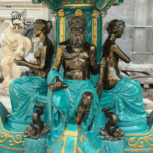 BLVE gran decoración al aire libre fuente de agua de Metal francés La Fontaine Des Fleuves fuentes de jardín de bronce con estatuas - Product Image 3