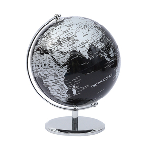 Soporte de acero inoxidable modelo World <span class=keywords><strong>Globe</strong></span> de 8 pulgadas con producto de metal tallado grabado - Product Image 2