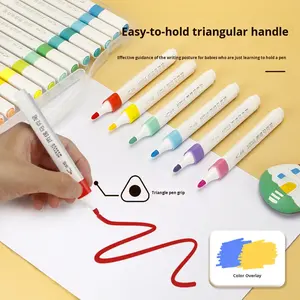 Marcadores Triangulares Creativos DIY al por Mayor, Resistentes al Agua y de Secado Rápido, 60 Colores, 0.5mm, para Papel, Niños, Plástico, 14.5cm - Product Image 4