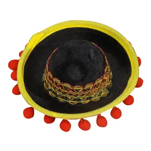 Chapeau de créateur pour filles et garçons, petit chapeau 8 pièces, en forme de chien, de style mexicain, accessoire idéal pour la fête du festival, anniversaire