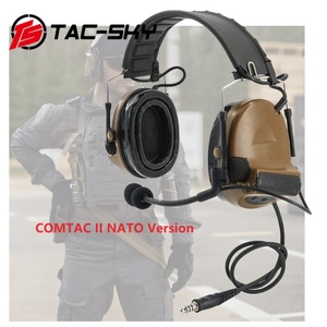 Ts TAC-SKY ירי טקטי ירי אלקטרוני הגנה שמיעה אוזניים אוזניות גרסת ראש טקטית