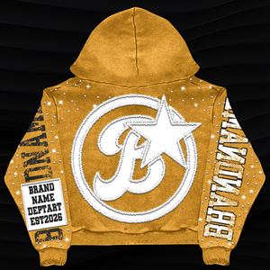 Relaxed Fit Casual Street Fashion Outerwear Custom Logo Men Oversized Graphic Hoodie Full Zip Hooded Jacket for Everyday Wear - Product Image 2