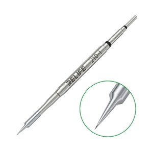 RELIFE 210 Ensemble <span class=keywords><strong>de</strong></span> pointes <span class=keywords><strong>de</strong></span> <span class=keywords><strong>fer</strong></span> à <span class=keywords><strong>souder</strong></span> à pointe incurvée avec chauffage rapide et longue durée <span class=keywords><strong>de</strong></span> vie, adapté à la réparation <span class=keywords><strong>de</strong></span> téléphones portables - Product Image 5