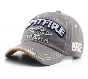 Casquette de baseball personnalisée en gros pour sports de plein air, style vintage délavé avec broderie appliquée - Product Image 2