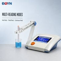 pH-mètre de paillasse BOYN I600L avec écran tactile 7 pouces, stockage de données USB RS232 et protection IP54