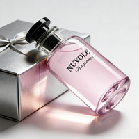 Botol Parfum Flash Sale 100 Ml Pink Transparan Botol Parfum Kaca Berkualitas Tinggi Silinder Botol Parfum Logo Custom Dengan Kemasan