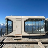 Nouvelle capsule spatiale mobile préfabriquée de luxe moderne 2026, qualité supérieure, prix d'usine, personnalisable, vente chaude