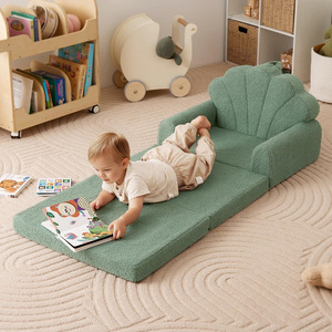 <span class=keywords><strong>YOBO</strong></span>, diseño moderno, sofá convertible 2 en 1, funda suave lavable, silla plegable para niños pequeños, tumbona cómoda, bonita carcasa para sala de estar - Product Image 5