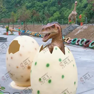 Personalizado tamanho de vida crianças e adultos para parques exposição animatronic dinossauro ovos