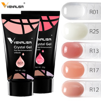 Venalisa Rapide Camouflage Nail Gel 30g 26 Couleur Épais Gelée Ongles Prolonger Poly Acrylique Gel Nail Tips Brosse Slip Solution Liquide Kit