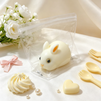 Jouet anti-stress lapin mignon, jouet à presser doux et réaliste, jouet à rebond lent pour la libération du stress