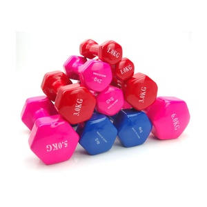 Reapbarbell Gros fitness exercice coloré vinyle trempage <span class=keywords><strong>hex</strong></span> haltère - Product Image 1