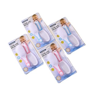 Factory Direct Sales Soft Newborn Plastic Custom Baby Hair <b>Brush</b> Hair Comb and <b>Brush</b> Set - Product Image 2