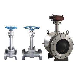 Válvula de Globo de Control Eléctrico H2 de Mejor Calidad, PN25, para Hidrógeno Líquido Criogénico LH2, OEM para la Industria Siderúrgica - Product Image 1