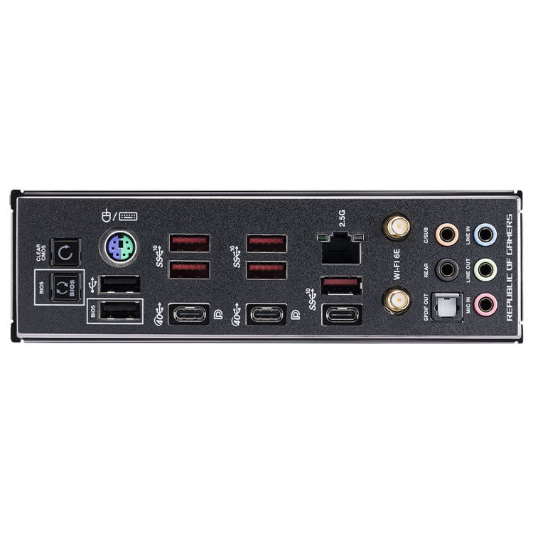 A.SUS ROG CROSSHAIR X670E GENE マザーボード（AMD X670チップセット