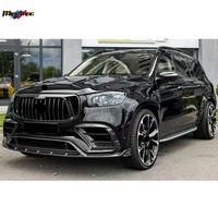 Kits de lèvres en fibre de carbone Grilles de voiture Accessoires de pare-chocs Bodykit pour Mercedes Benz GLS Class GLS63 X167 AMG Mise à niveau vers MSY Body Kit