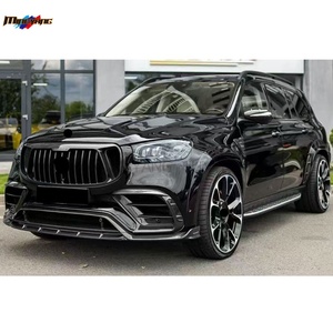 Kits de lèvres en fibre de carbone Grilles de voiture Accessoires de pare-chocs Bodykit pour <span class=keywords><strong>Mercedes</strong></span> Benz <span class=keywords><strong>GLS</strong></span> Class GLS63 X167 <span class=keywords><strong>AMG</strong></span> Mise à niveau vers MSY Body Kit - Product Image 3