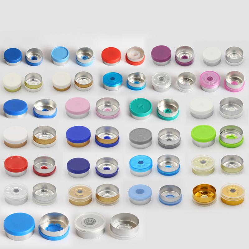 Цветные фармацевтические флаконы с откидной крышкой, алюминиевые пластиковые крышки 13 мм, 20 мм, 28 мм, 32 мм, для продажи