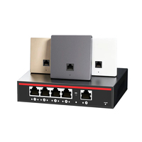 Punto de Acceso Tipo 86, Panel de Cobertura Total para el Hogar, AP WiFi6 5G de Doble Banda, Router Gigabit PoE, Material ABS, Puerto RJ45