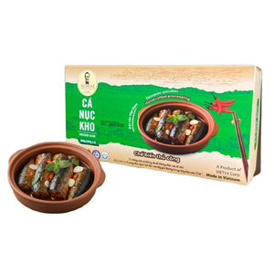 Ca Nuc Kho, Especialidad Vietnamita, Pescado Scad Estofado, Lata de 250g, Salsa Picante de Chile y Ajo Hecha a Mano, Certificación Halal, Exportación a Granel - Product Image 1