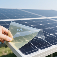 Film en rouleau d'éthylène-vinyle acétate (EVA) uni, écologique, super résistant, à haute transmission lumineuse, pour panneaux solaires - Vente en gros
