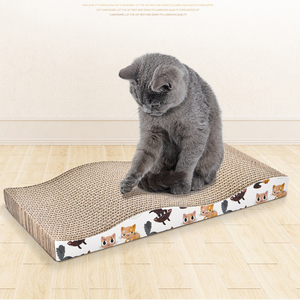 Alas Cakar Kucing, Karton dengan Catnip Berputar Ulang Bantalan Gores Pengganti Dapat Dibalik, Bantalan Sofa Santai - Product Image 6