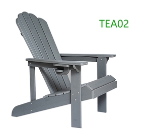 Silla Adirondack de Estilo Clásico para Patio y Jardín, Diseño Moderno, Plástico Impermeable para Uso en Comedores y Restaurantes de Estilo Rústico - Product Image 4