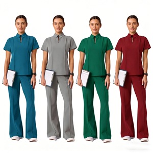 Conjunto de Uniformes Médicos Unisex con Cuello Polo, Transpirables, para Doctores y Enfermeras, Uniformes para Spa y Salón de Belleza, 82033 - Product Image 1