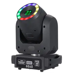 100W Led Spot With Ring Led Moving Head Dj Disco Ktv Bar Party Stage Effect Lights