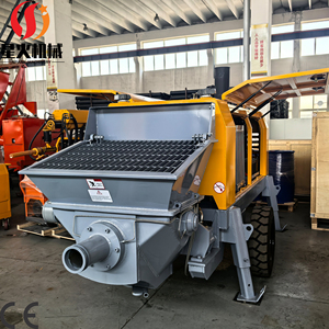 고출력 파워 매칭 콘크리트 디젤 펌프 82kw 고출력 디젤 엔진 콘크리트 트레일러 펌프 - Product Image 1