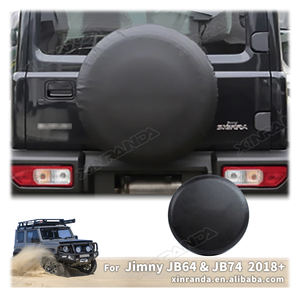 Venta al por mayor de fábrica cubierta de <span class=keywords><strong>rueda</strong></span> de <span class=keywords><strong>repuesto</strong></span> cubierta de neumático de <span class=keywords><strong>repuesto</strong></span> negra <span class=keywords><strong>personalizada</strong></span> para coche <span class=keywords><strong>4X4</strong></span> nuevo Protector de <span class=keywords><strong>rueda</strong></span> de neumático - Product Image 5