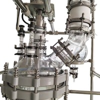 Réacteur de distillation sphérique de qualité industrielle 50L avec unité de contrôle de température précis antidéflagrante pour la recherche et le développement de produits chimiques fins