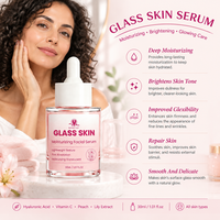 Sérum Visage Coréen Effet Peau de Verre en Gros, Extrait de Lys, Éclat Pêche, Hydratant et Lissant, Formule Personnalisée OEM