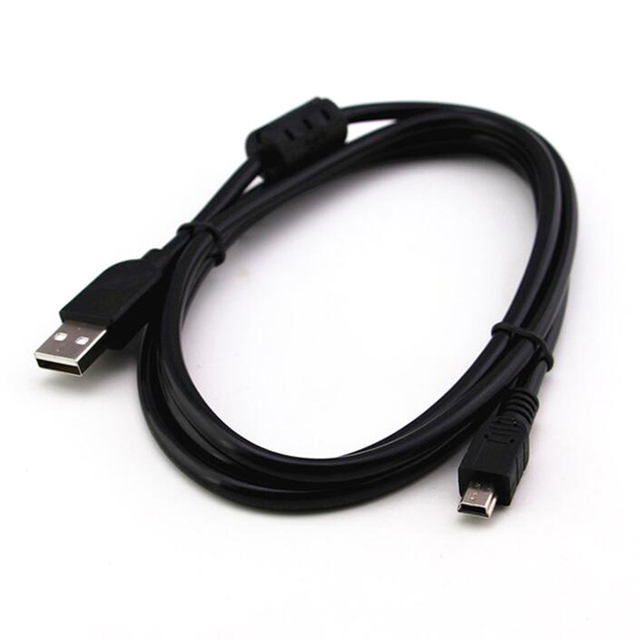 Mini USB to USB Fast Data Charger Cable Pure Copper with PVC Nylon Jacket for MP3 MP4 Player Car DVR GPS Digital Camera HDD