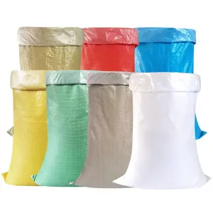 食品貯蔵用の工業用のカスタマイズ可能な印刷100kg防湿PP織りバッグ