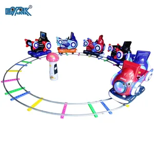 Parque de diversões de brinquedo trem elétrico para crianças trem elétrico de brinquedo 6 assentos venda turística parque temático trem sem trilhas