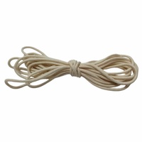 Cordon en coton 100% personnalisé en gros, 3 mm, âme recouverte de coton pour cordons de sweat-shirt, lacets, emballages et décorations