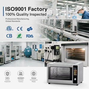 <span class=keywords><strong>Horno</strong></span> Tostador Eléctrico de Convección de 35L, Carcasa de Acero Inoxidable, Control Digital, Pantalla a Color, Uso Doméstico, para Hornear y Tostar - Product Image 5