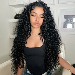 Peluca de Cabello Humano Vietnamita Virgen con Encaje Transparente HD de 13*6, Sin Pegamento, Cutícula Alineada, Compra al por Mayor para Mujeres Negras - Product Image 1