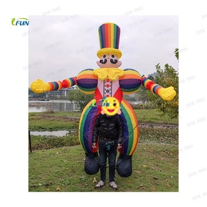 Costumes gonflables blancs de marcheur d'échasses de marche de corps complet/marionnette <span class=keywords><strong>gonflable</strong></span> de <span class=keywords><strong>licorne</strong></span> pour des accessoires de parade - Product Image 2