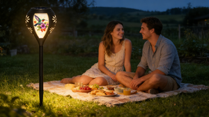 Lampes solaires pour allée, lampes solaires pour allée extérieure, éclairage paysager de jardin, lampe de pelouse - Product Image 4