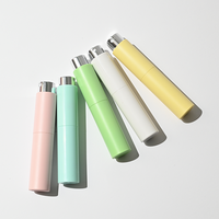 Flacon de parfum rechargeable en aluminium de 10 ml, couleurs macaron, format voyage portable, vaporisateur de parfum pour marque OEM
