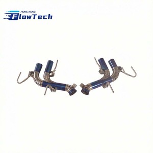 ระบบท่อไอเสียไทเทเนียมแบบ Catback พร้อมปลายท่อคู่แบบ Quad สำหรับ Ferrari FF 812 6.3L V12 - Product Image 4