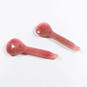 <span class=keywords><strong>Prix</strong></span> d'usine pas cher Gus Peigne Outils faciaux Champignon Fraise Quartz Gua Sha Cuillère - Product Image 5