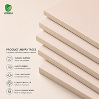 Panneau MDF en placage de bois de thé au lait, écologique, résistant à l'humidité, design moderne, surface mate raffinée, E0 Formaldehyde, 18 mm