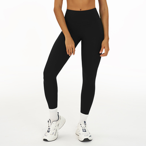 Pantaloni da Fitness Europei e Americani, Senza Maniche, Tinta Unita, ad Asciugatura Rapida, Elasticizzati in Quattro Direzioni, Traspiranti, Leggeri e Aderenti - Product Image 5