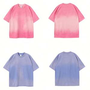 Camisetas Unisex al por Mayor, Personalizadas con Impresión, 100% Algodón, Anti-Pilling, 270g, Estilo Vintage, Tallas Grandes para Hombre - Product Image 2