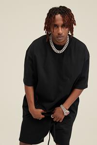 Camiseta de Hombre Personalizada con Logotipo Bordado en 3D, Tejido Chenille, Hombros Caídos, Talla Grande, 100% Algodón - Product Image 6