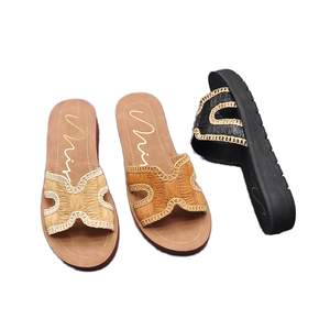 Sandalias Planas <span class=keywords><strong>de</strong></span> <span class=keywords><strong>Playa</strong></span> Casuales <span class=keywords><strong>de</strong></span> <span class=keywords><strong>Marca</strong></span> <span class=keywords><strong>de</strong></span> Lujo para Mujer, con Pedrería, Diseño Transpirable, Tipo <span class=keywords><strong>Chanclas</strong></span> - Product Image 6